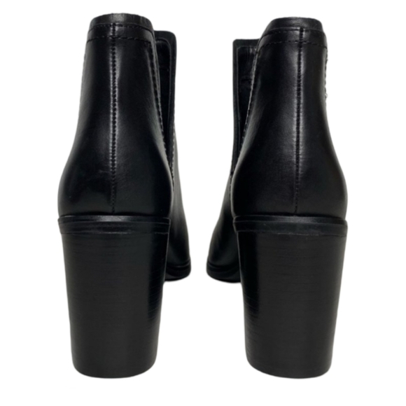 Steve Madden Havannah Black Leather Ankle Booties Size 7.5 NEW - Picture 4 of 11